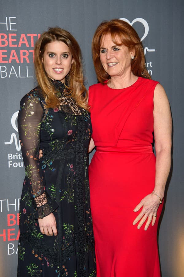 princezná Beatrice a Sarah Ferguson 