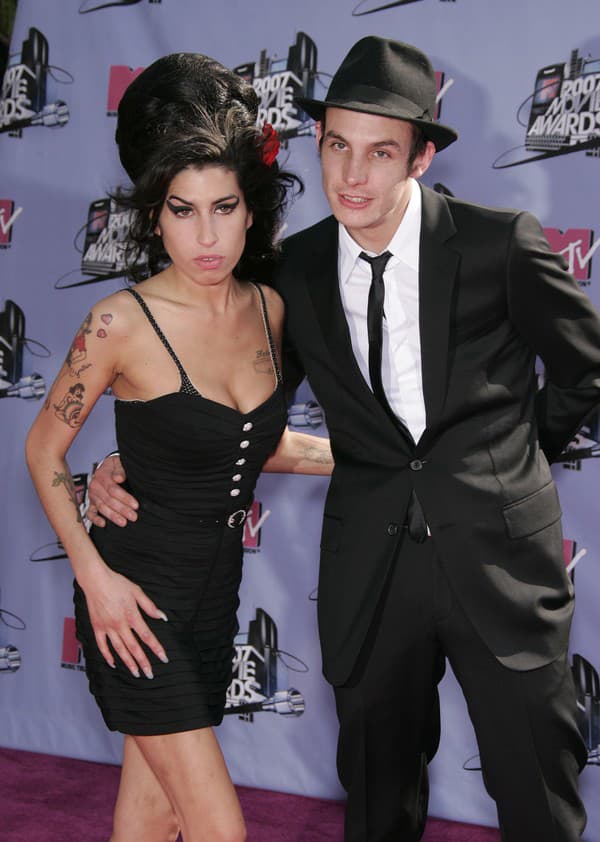 Amy Winehouse s manželom Blakeom Fielder-Civilom