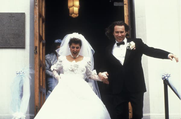 Záber z filmu Moja tučná grécka svadba. 