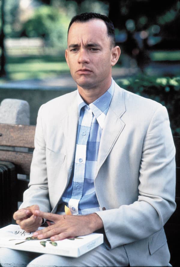 Tom Hanks ako Forrest Gump