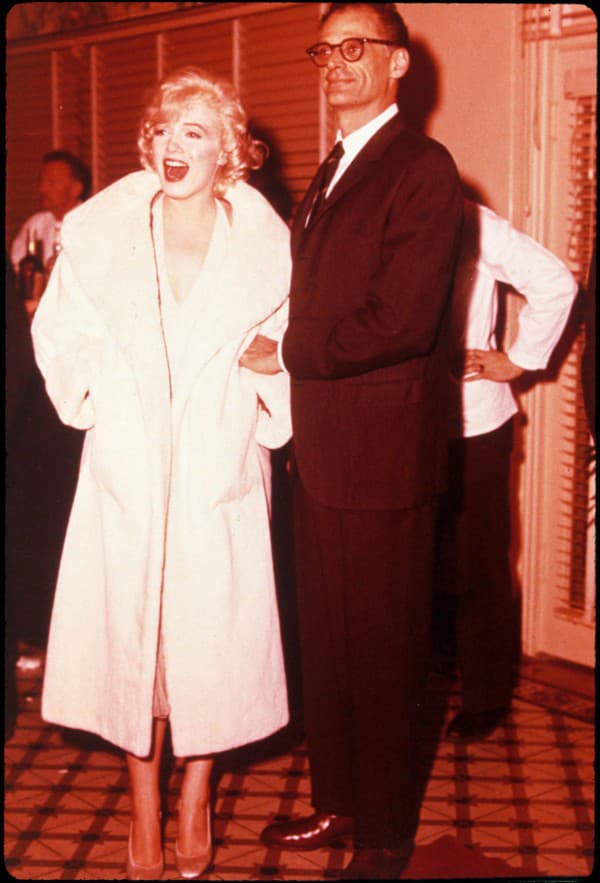 Marilyn Monroe s manželom Arthurom Millerom 